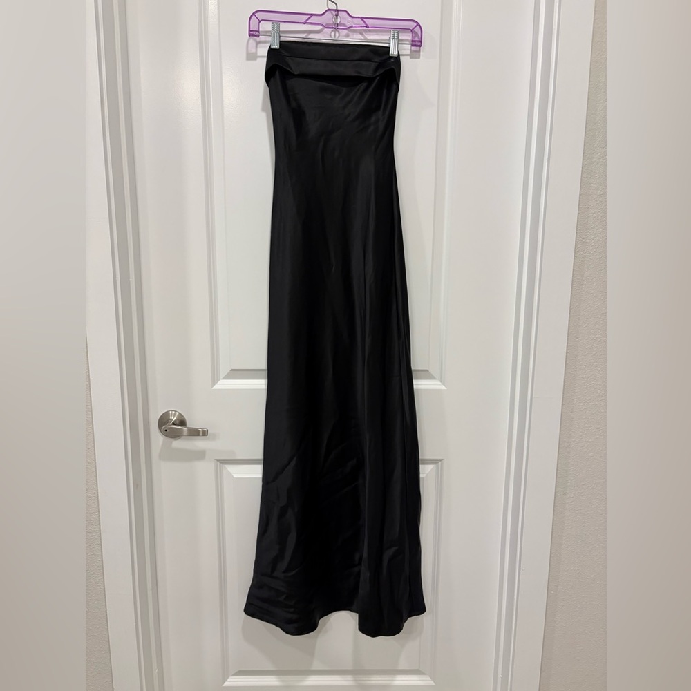 Altar'd State Elegant Black Strapless Dress